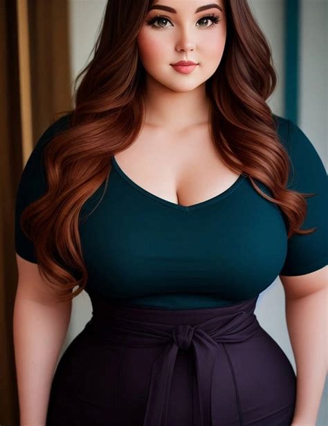 big booty ai art|AI generated Curvy Women